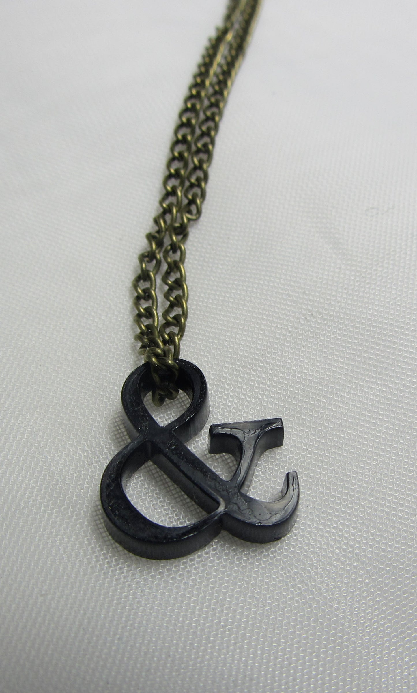 Ampersand necklace