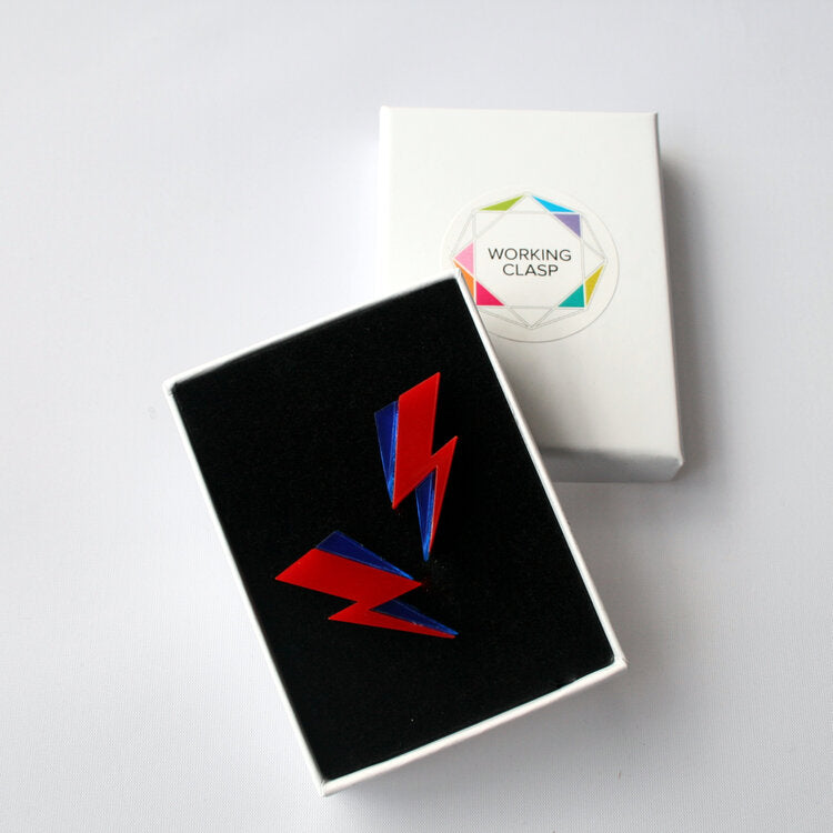 Bowie Flash Stud Earrings
