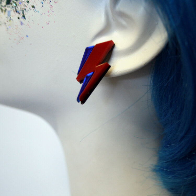 Bowie Flash Stud Earrings