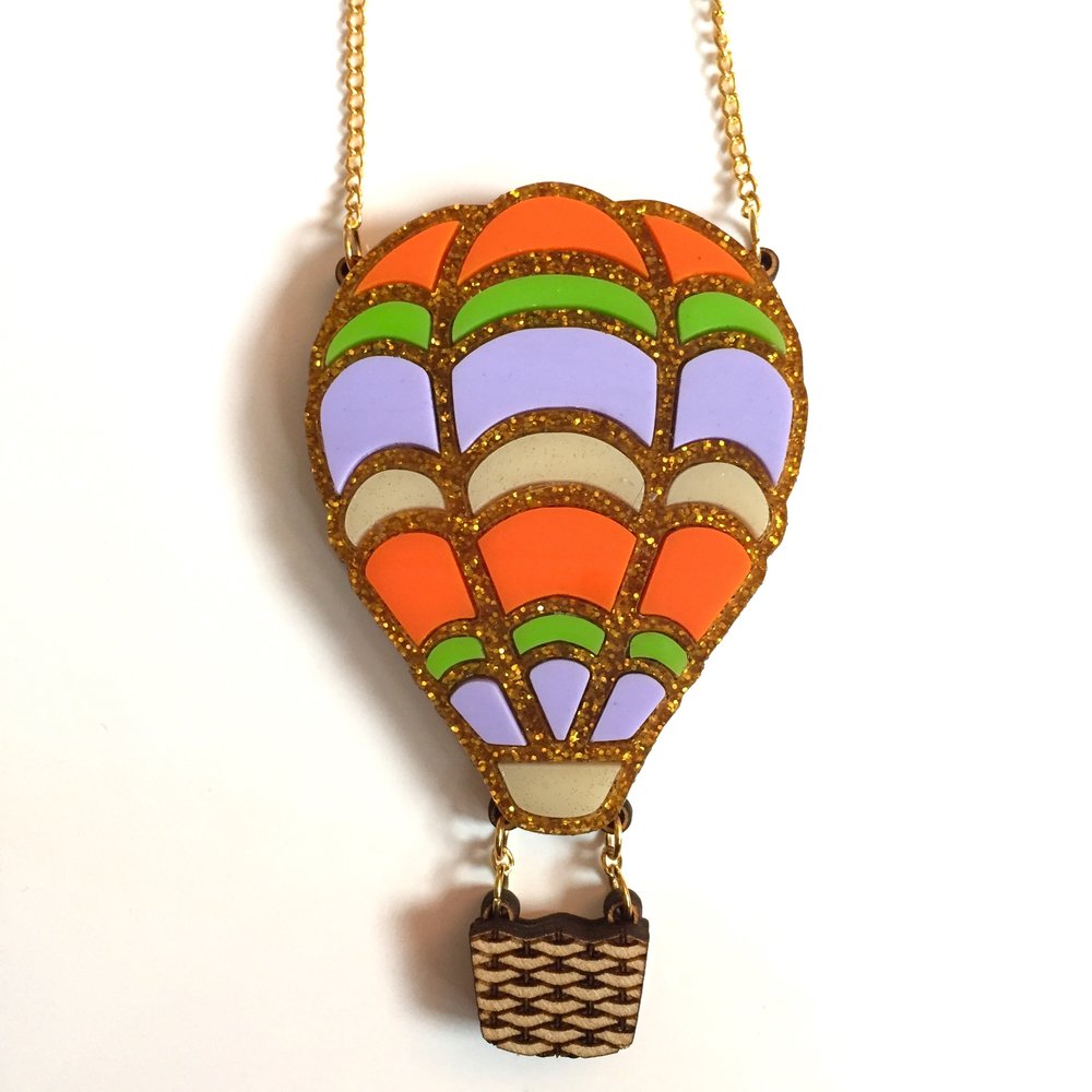 Bristol balloon fiesta brooch