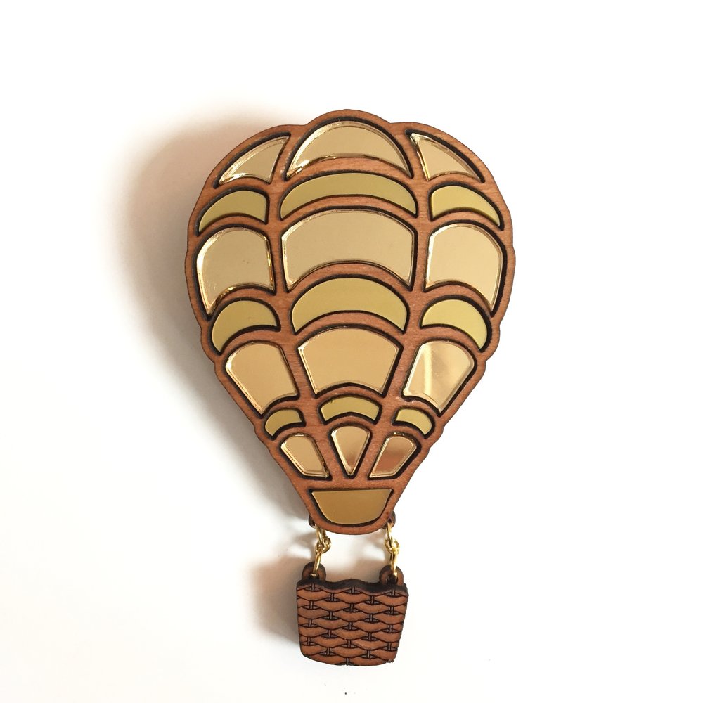Bristol balloon fiesta brooch
