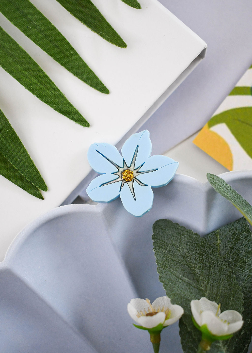 Forget Me Not Pin Brooch