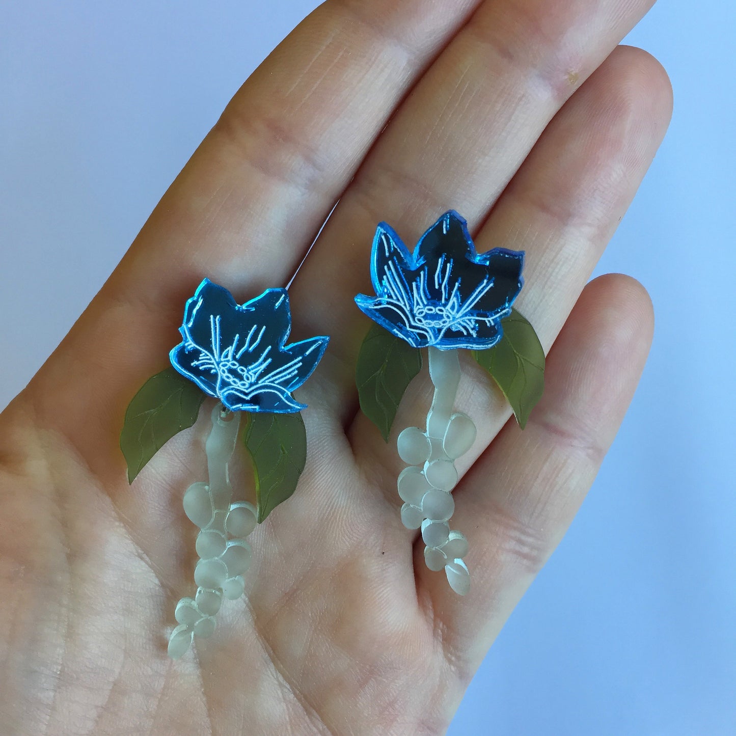 Forget-Me-Knot earrings