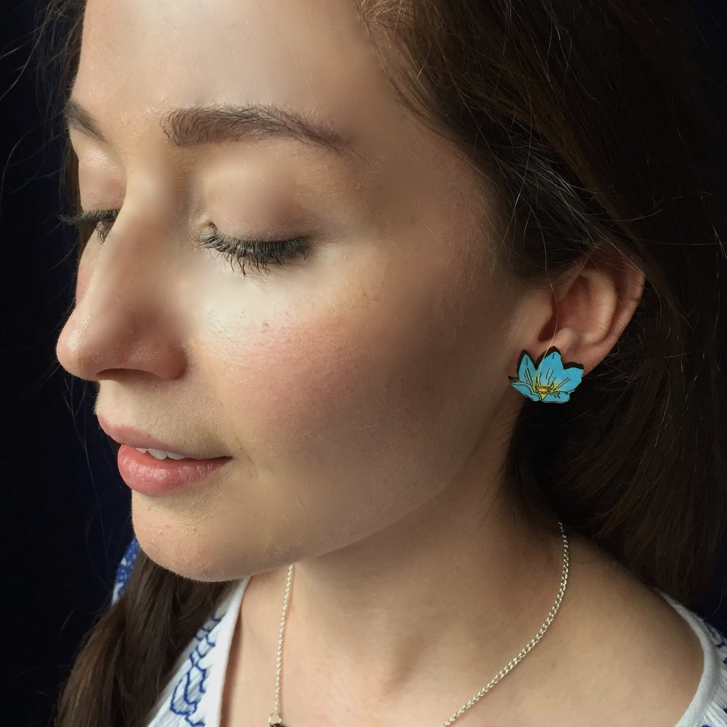 Forget-Me-Not stud earrings