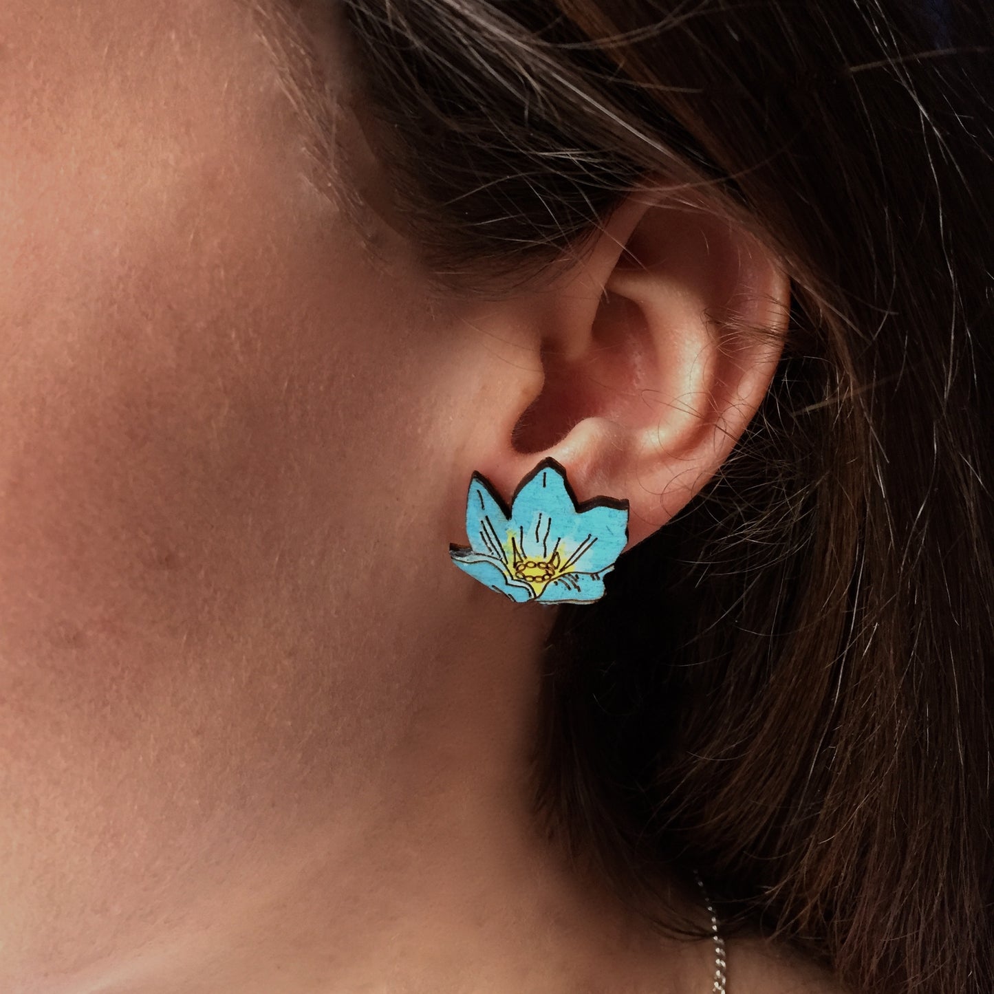 Forget-Me-Not stud earrings