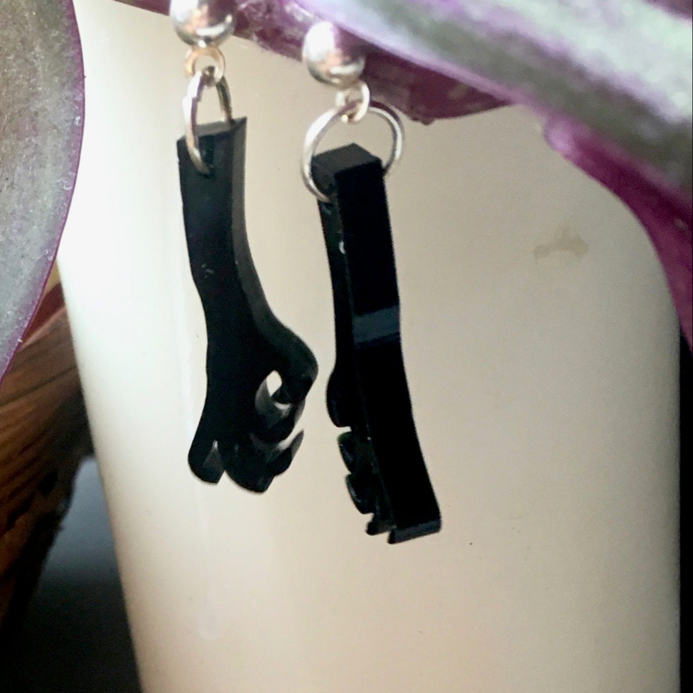 Zombie Day of the Dead Grasping Arm Earrings