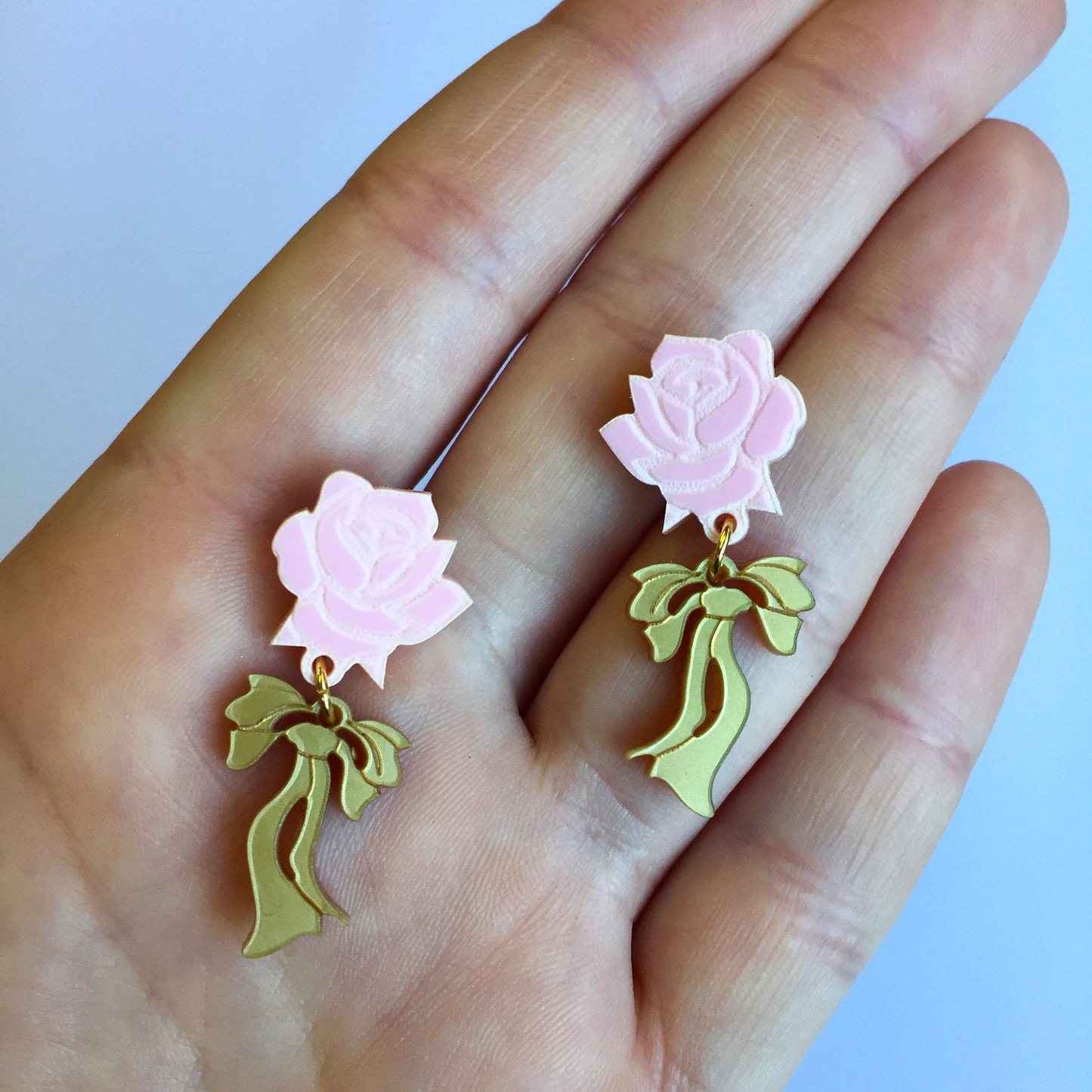 Roses & Ribbons earrings