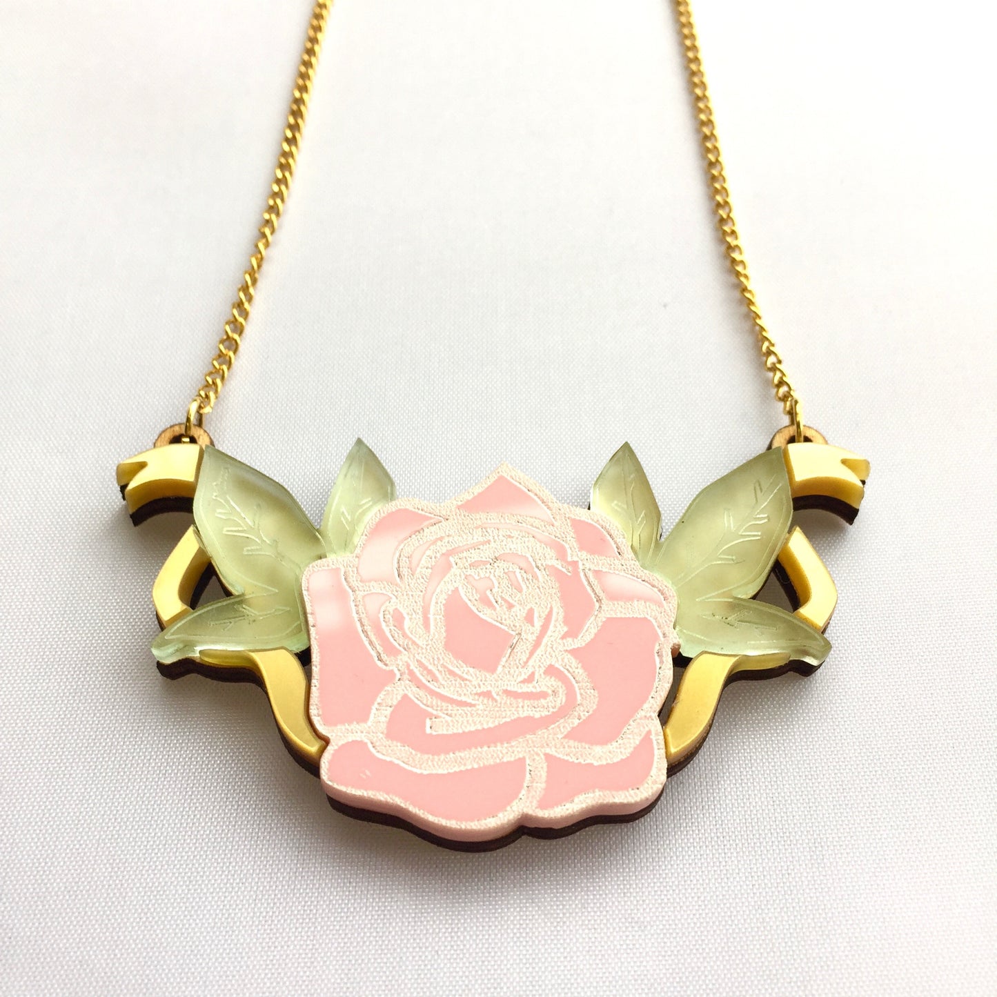 Roses & Ribbons Necklace