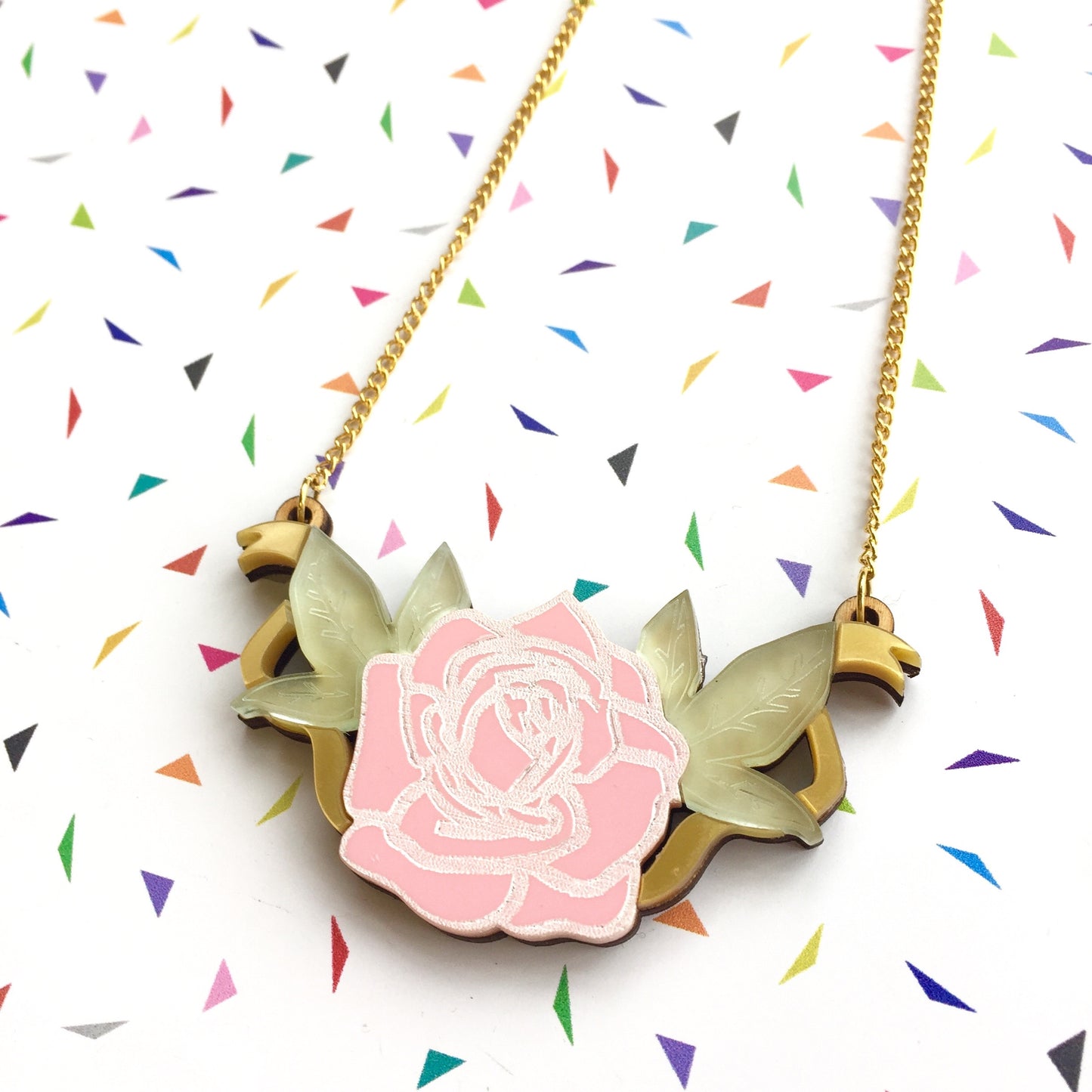 Roses & Ribbons Necklace
