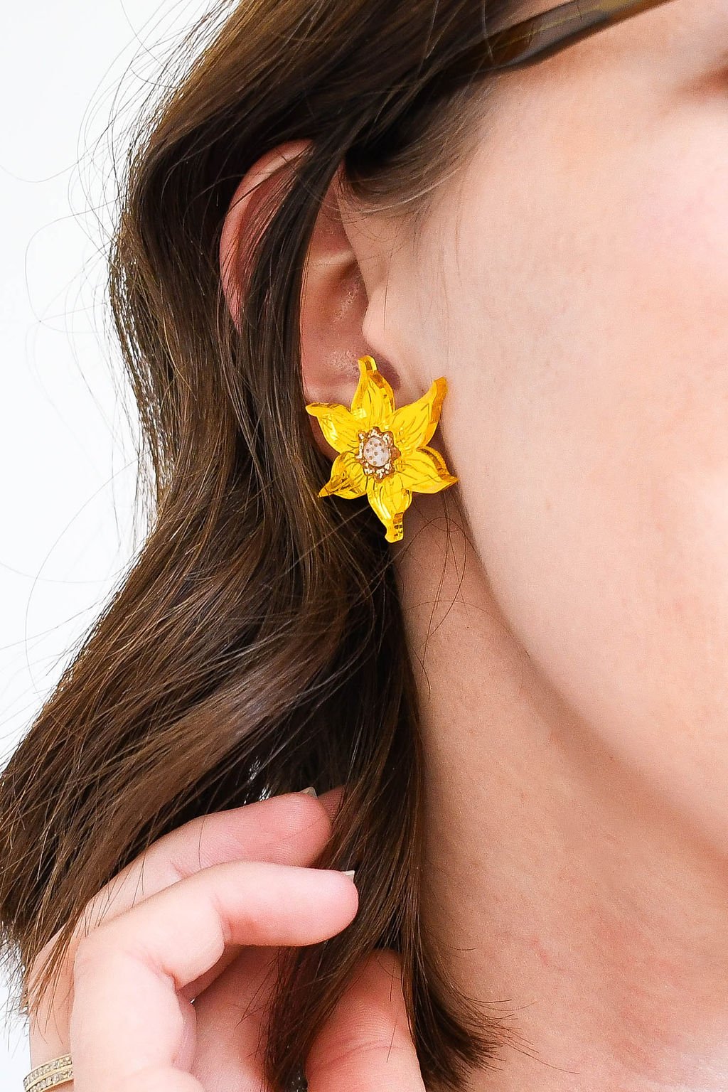 Statement Nouveau Narcissus Earrings