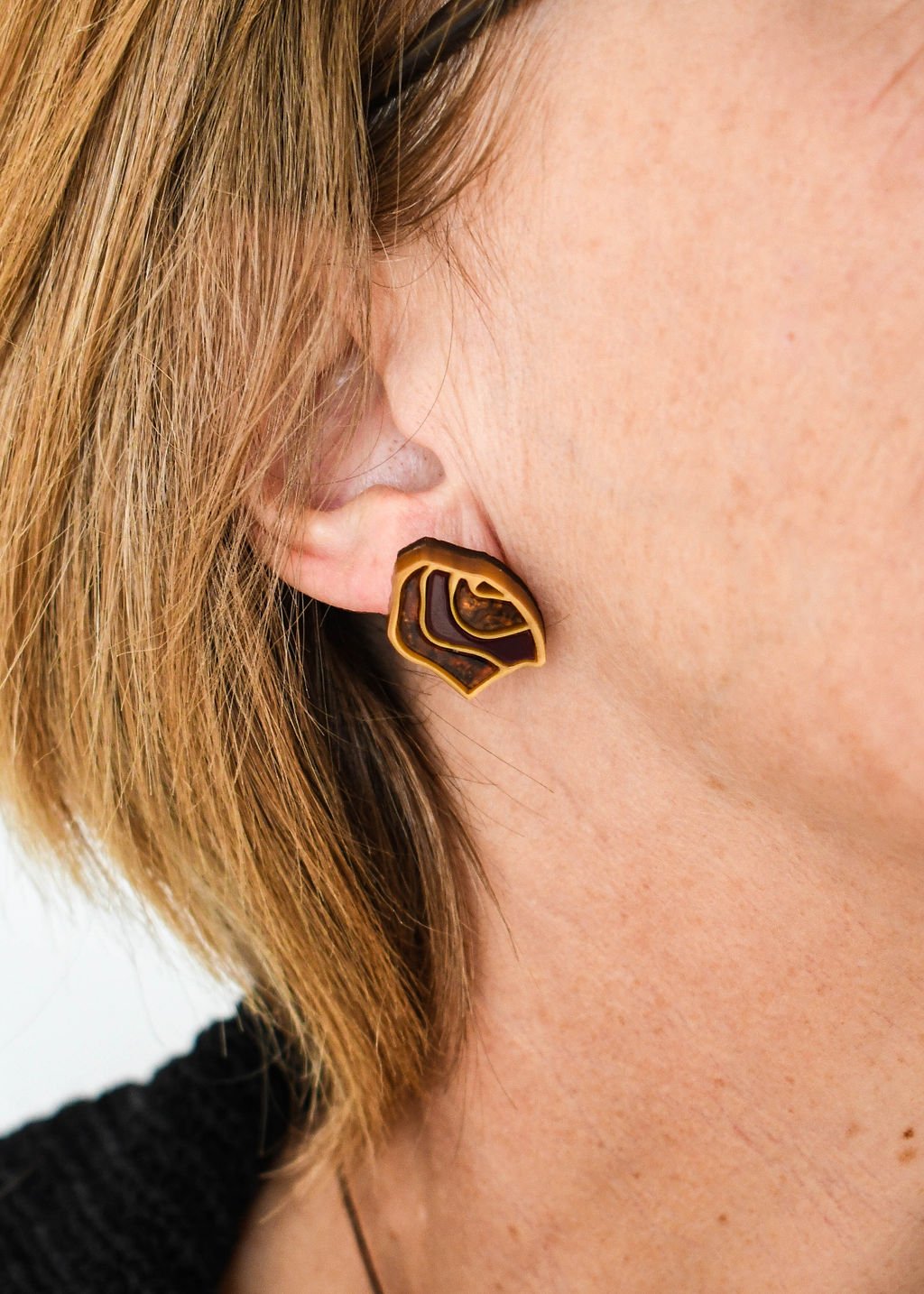 Turkey ‘Tale’ stud earrings