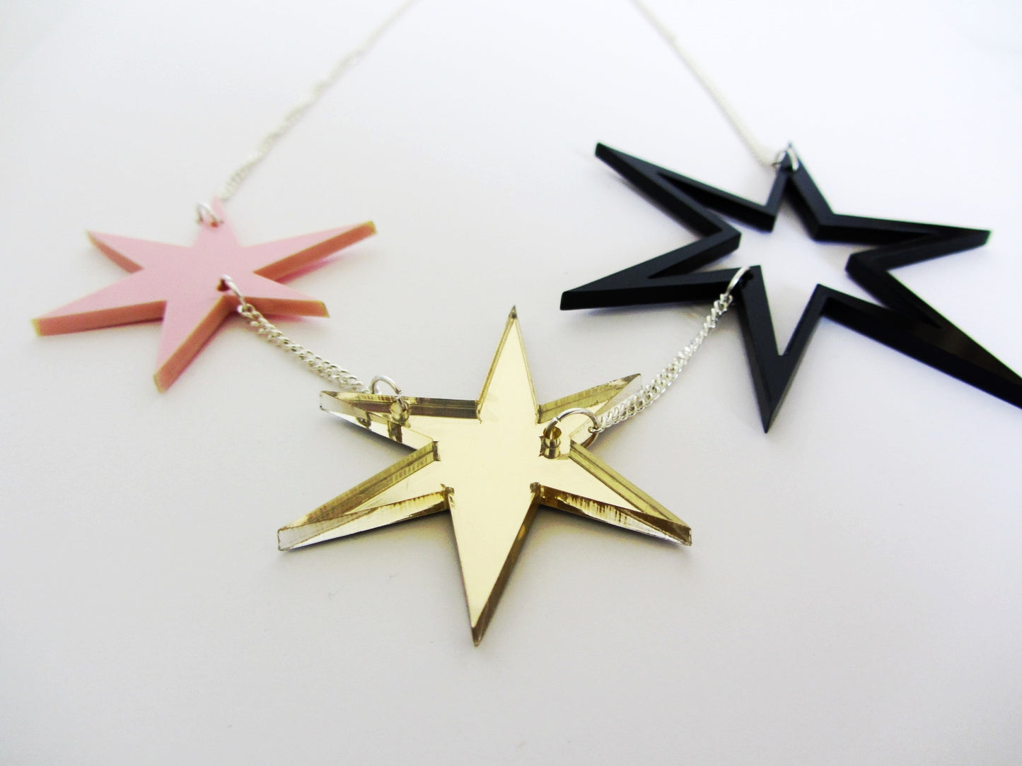 80's Jem star necklace