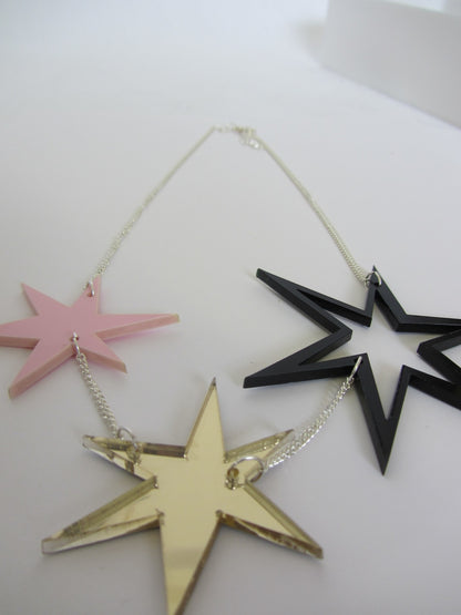 80's Jem star necklace
