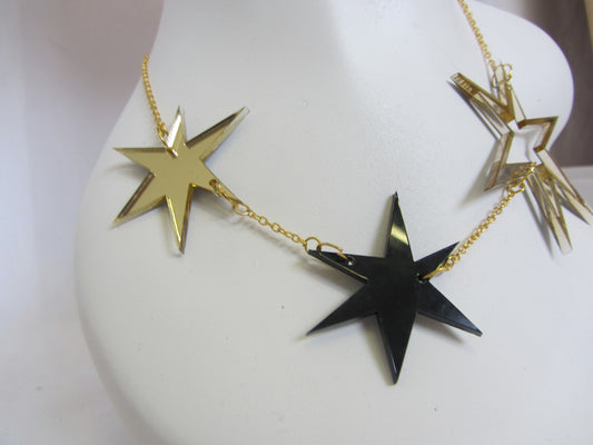 80's Jem star necklace