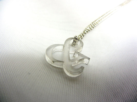 Ampersand necklace