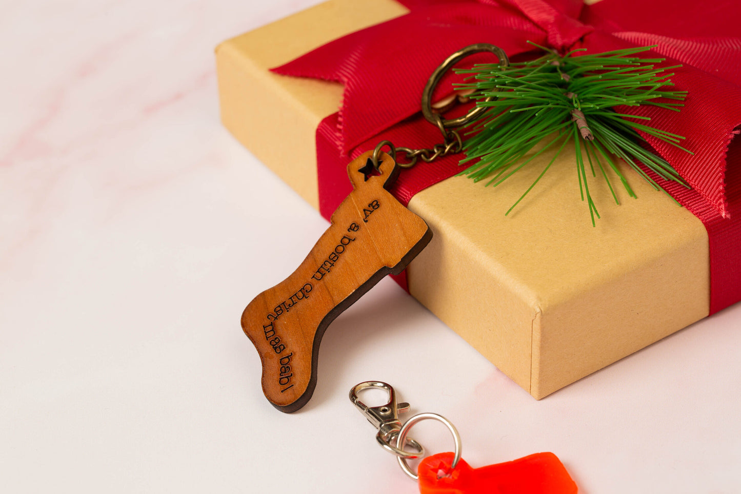 Av' a Bostin Christmas Bab! keyring