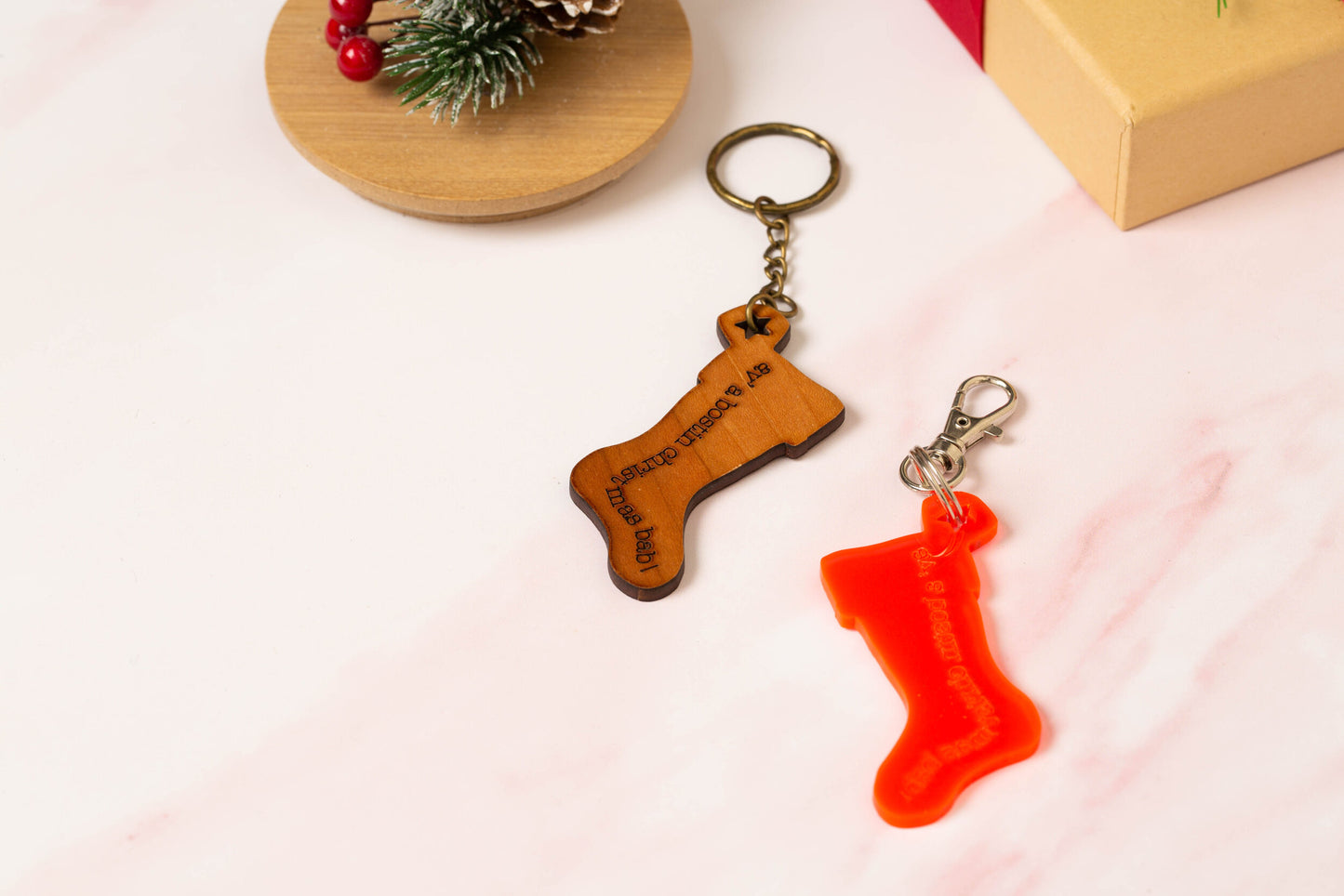 Av' a Bostin Christmas Bab! keyring