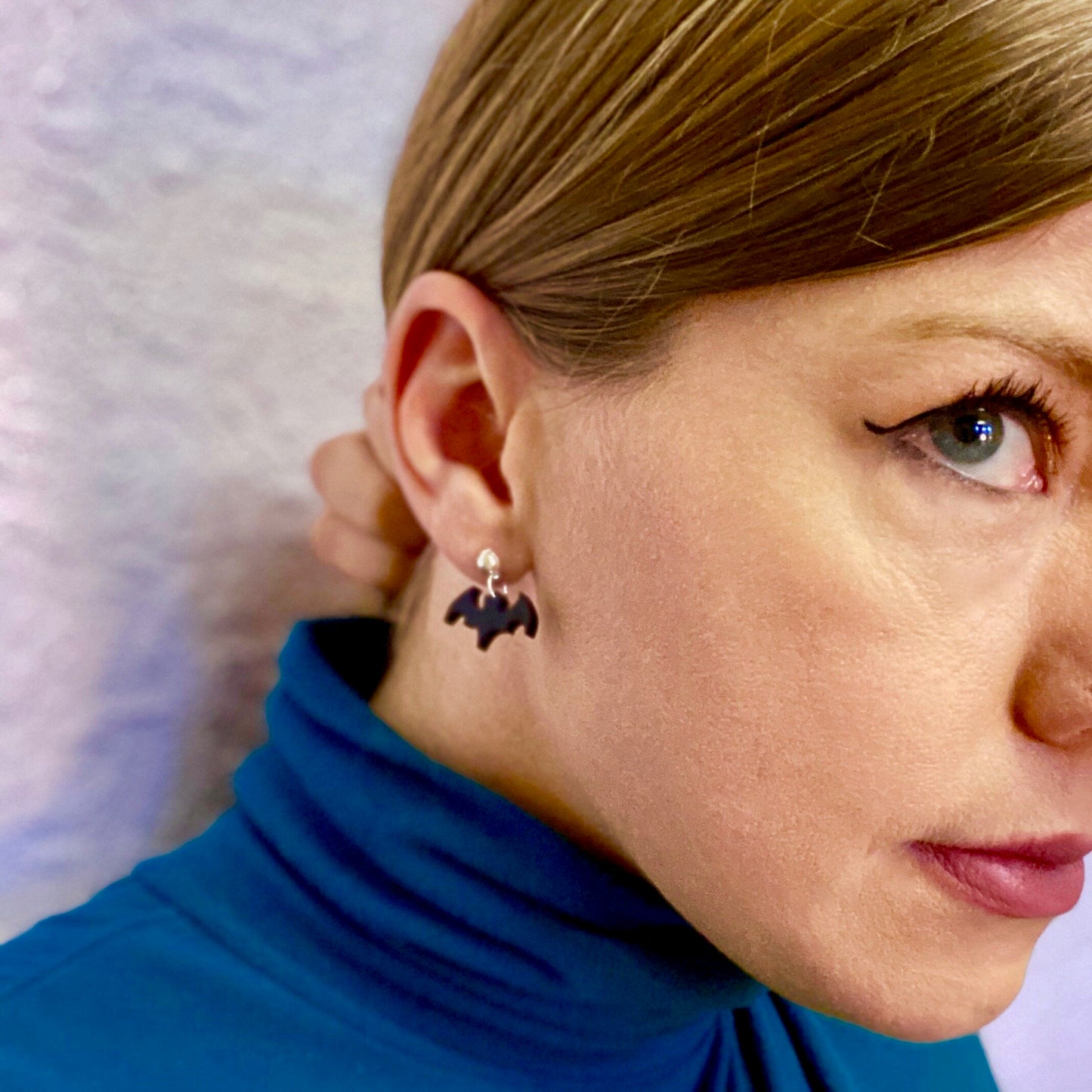 Bat earrings