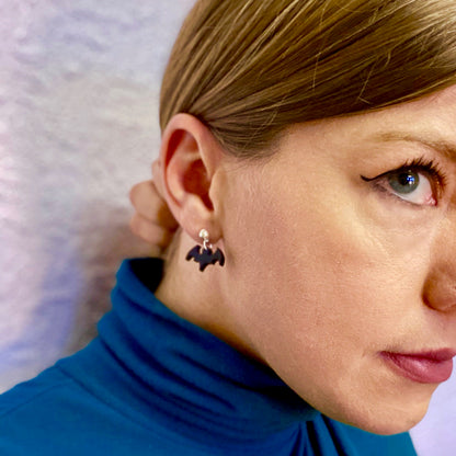 Bat earrings