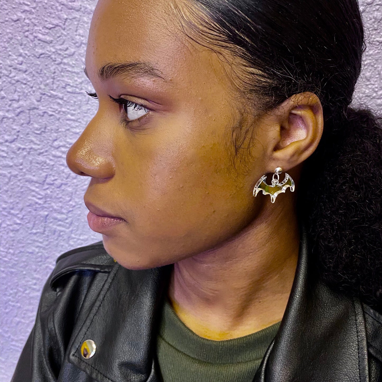 Bat earrings