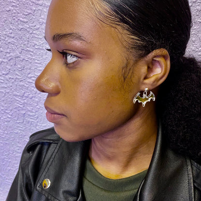 Bat earrings