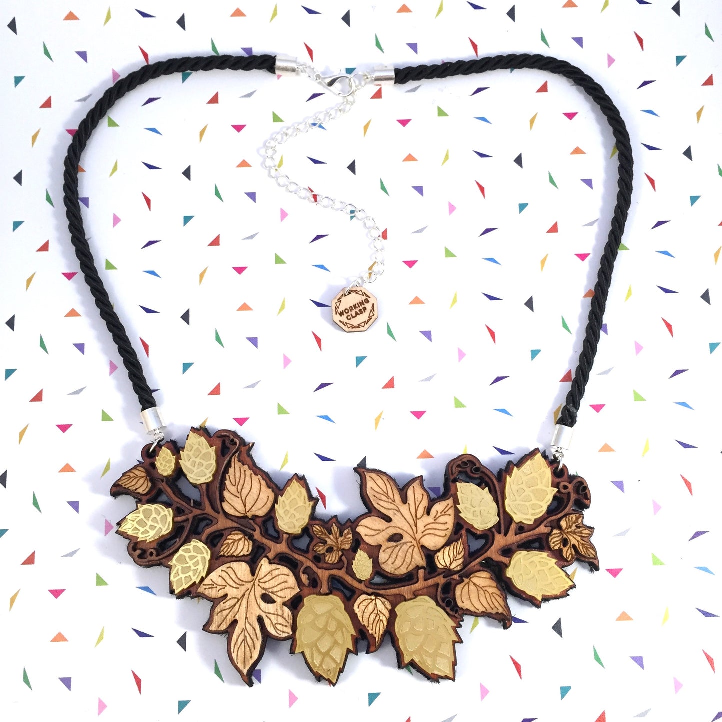 Beer Hop statement necklace