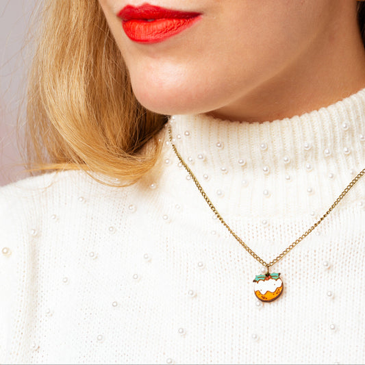 Christmas Pudding Necklace