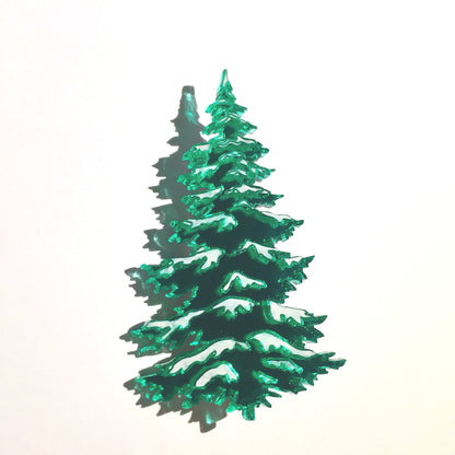 Christmas tree brooch