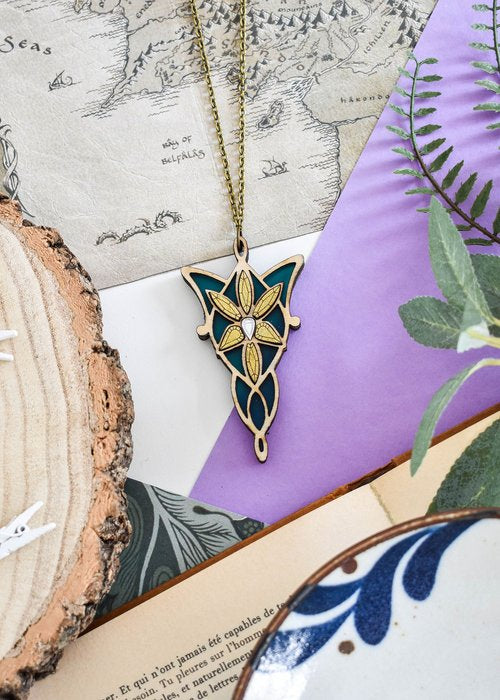 Lord of the Rings inspired Evenstar necklace