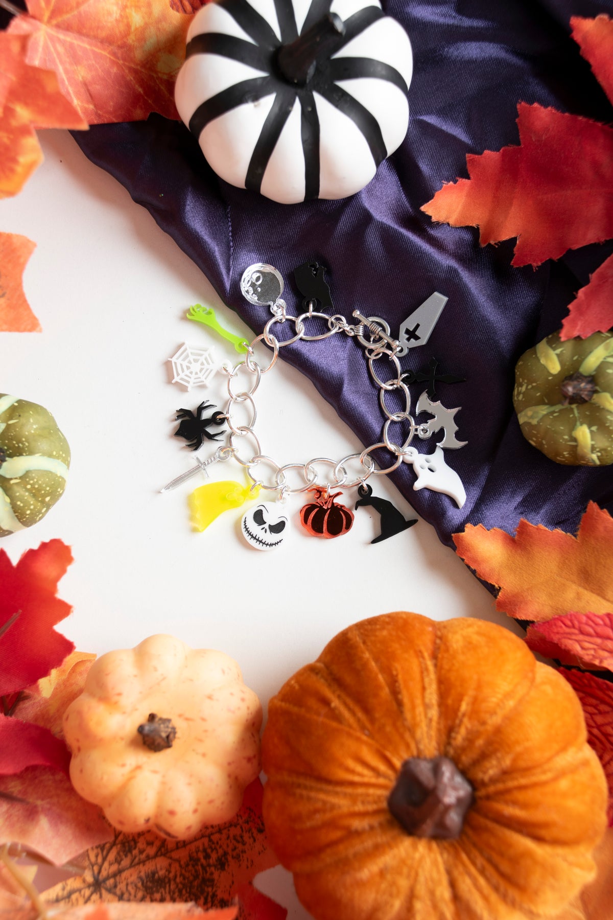 Halloween Trick or Treat Charm Bracelet