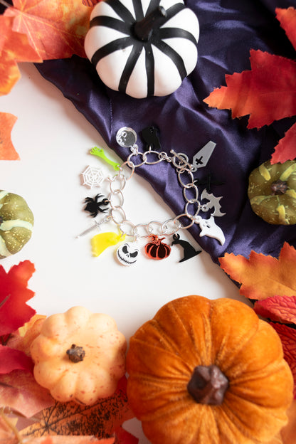 Halloween Trick or Treat Charm Bracelet