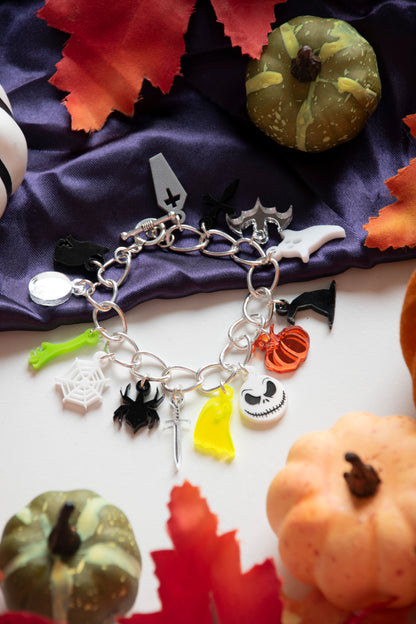 Halloween Trick or Treat Charm Bracelet