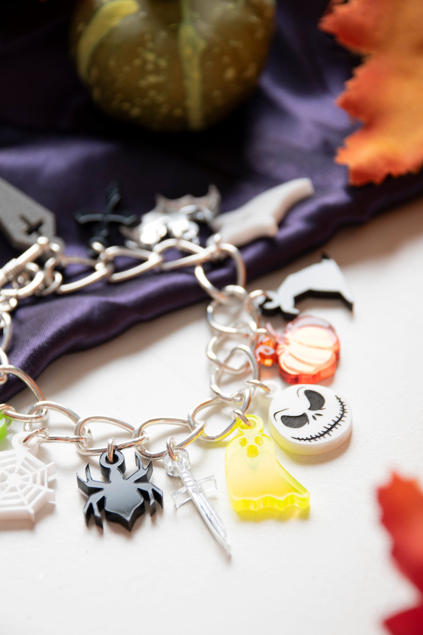 Halloween Trick or Treat Charm Bracelet