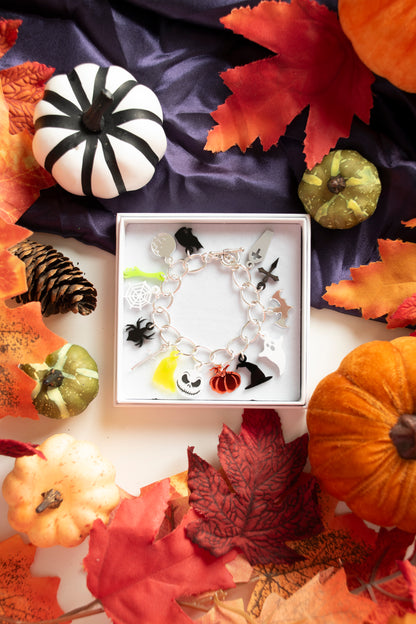 Halloween Trick or Treat Charm Bracelet