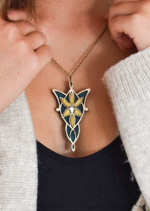 Lord of the Rings inspired Evenstar necklace