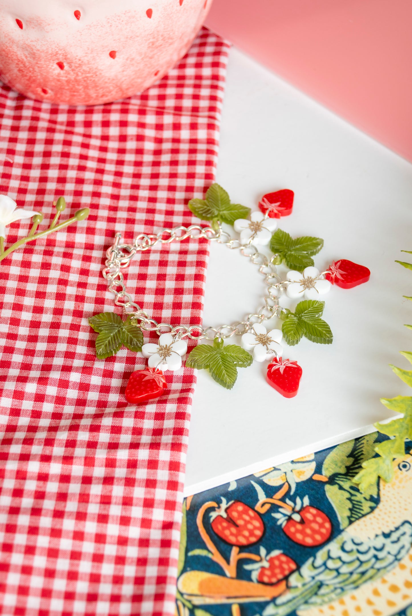 STRAWBERRY CHARM BRACELET