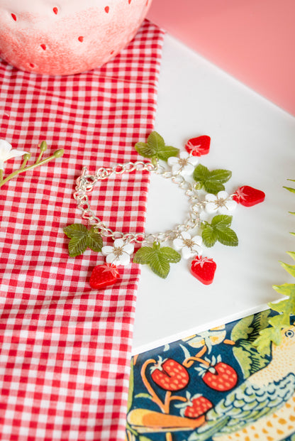 STRAWBERRY CHARM BRACELET