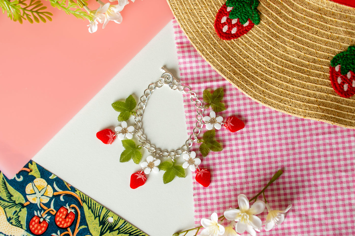 STRAWBERRY CHARM BRACELET