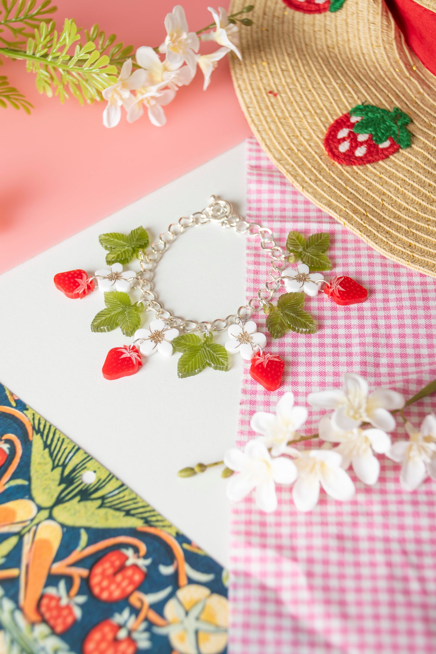 STRAWBERRY CHARM BRACELET