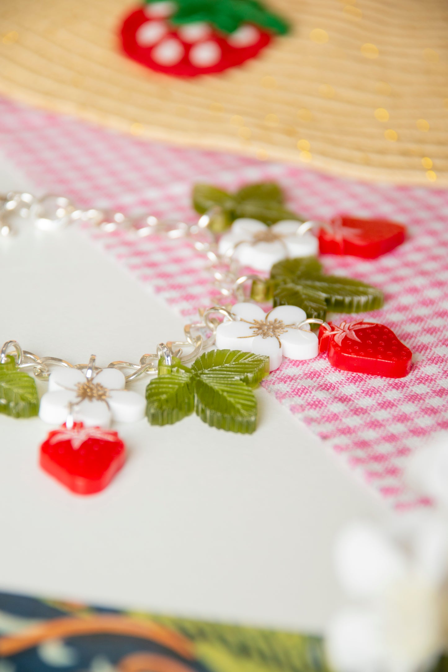 STRAWBERRY CHARM BRACELET