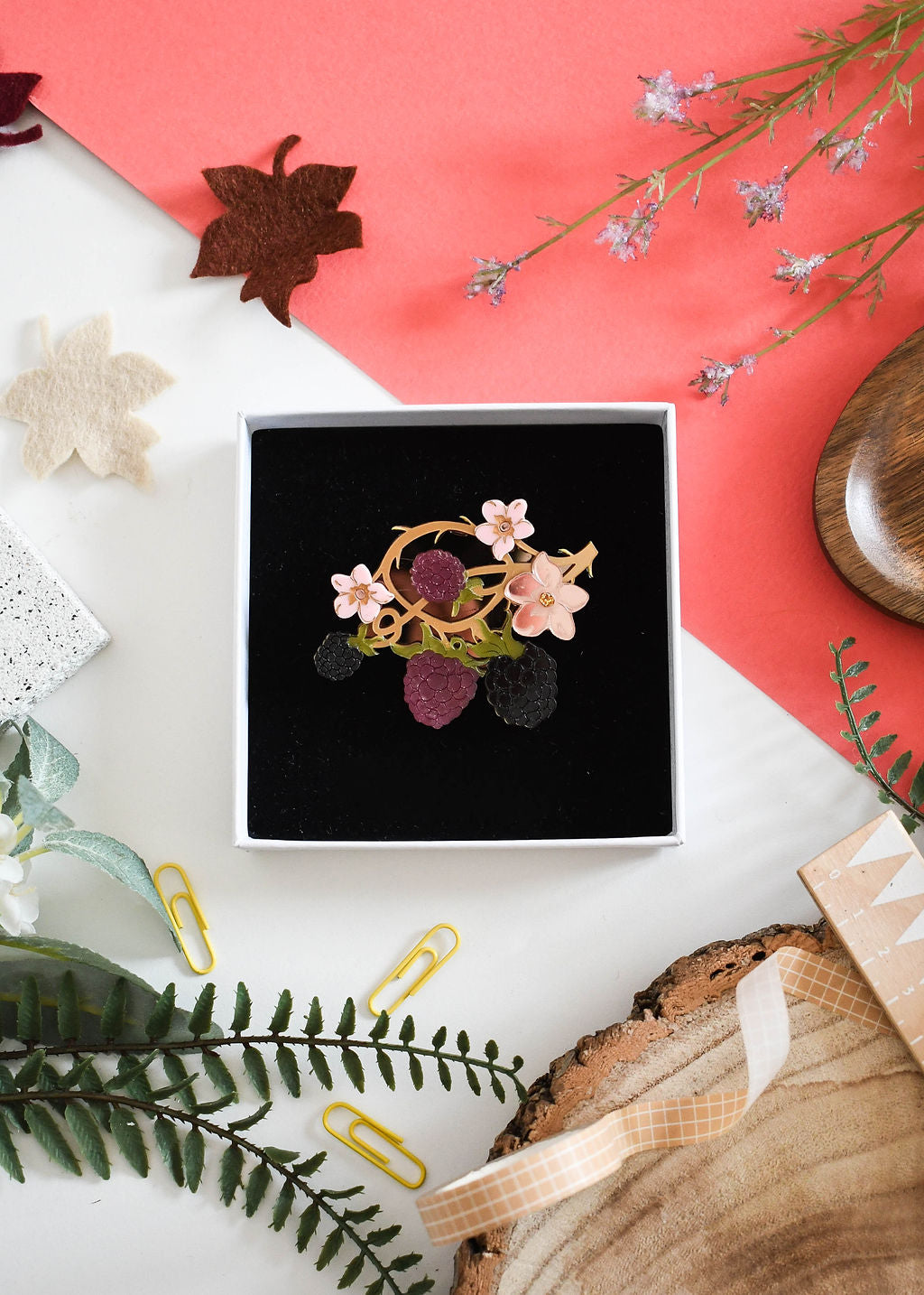 BRAMBLE BROOCH