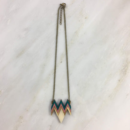 Deco Zig Zag necklace