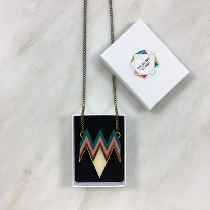 Deco Zig Zag necklace
