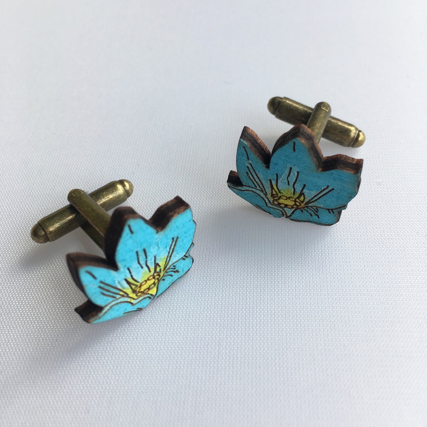 Forget-Me-Not cufflinks