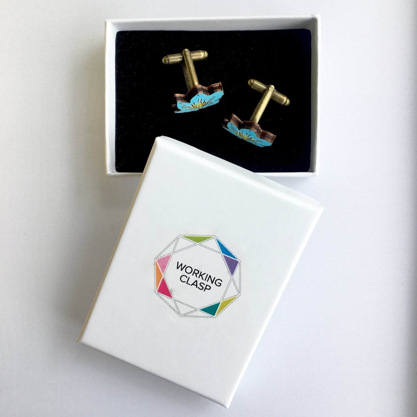 Forget-Me-Not cufflinks