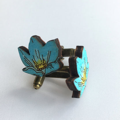 Forget-Me-Not cufflinks