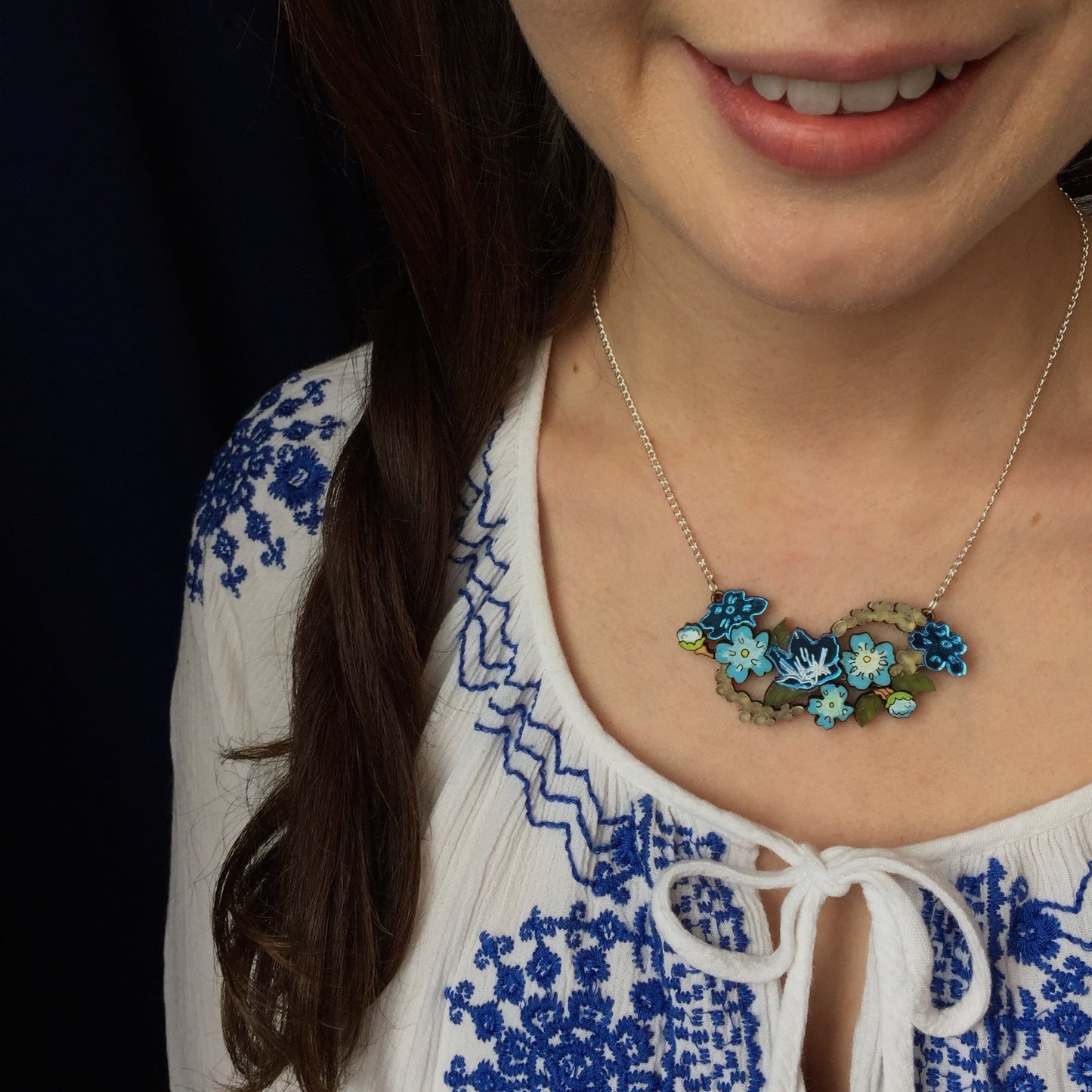 Forget-Me-Not necklace