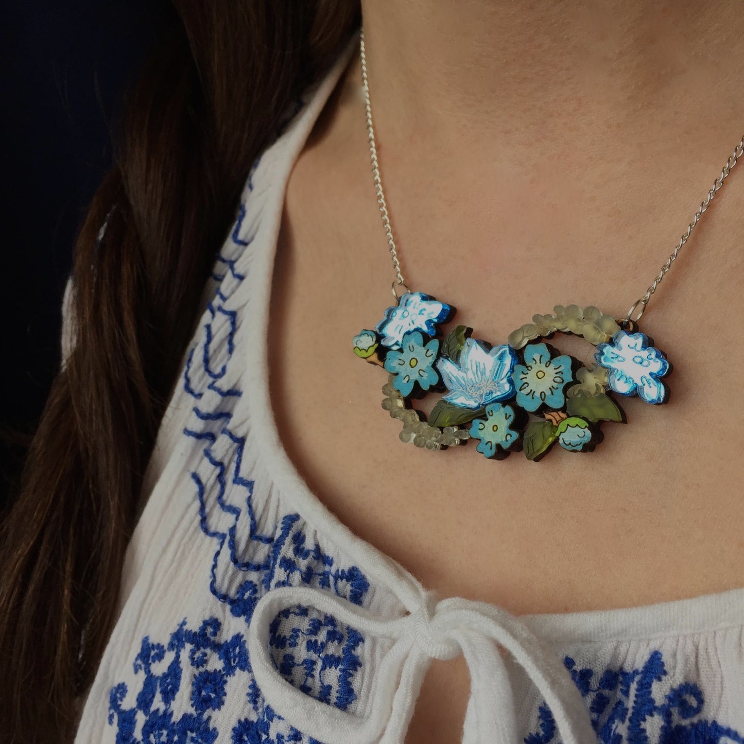 Forget-Me-Not necklace