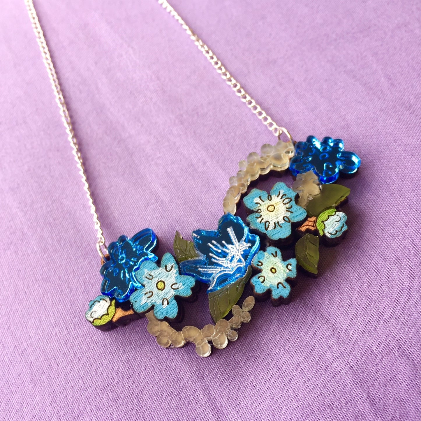 Forget-Me-Not necklace