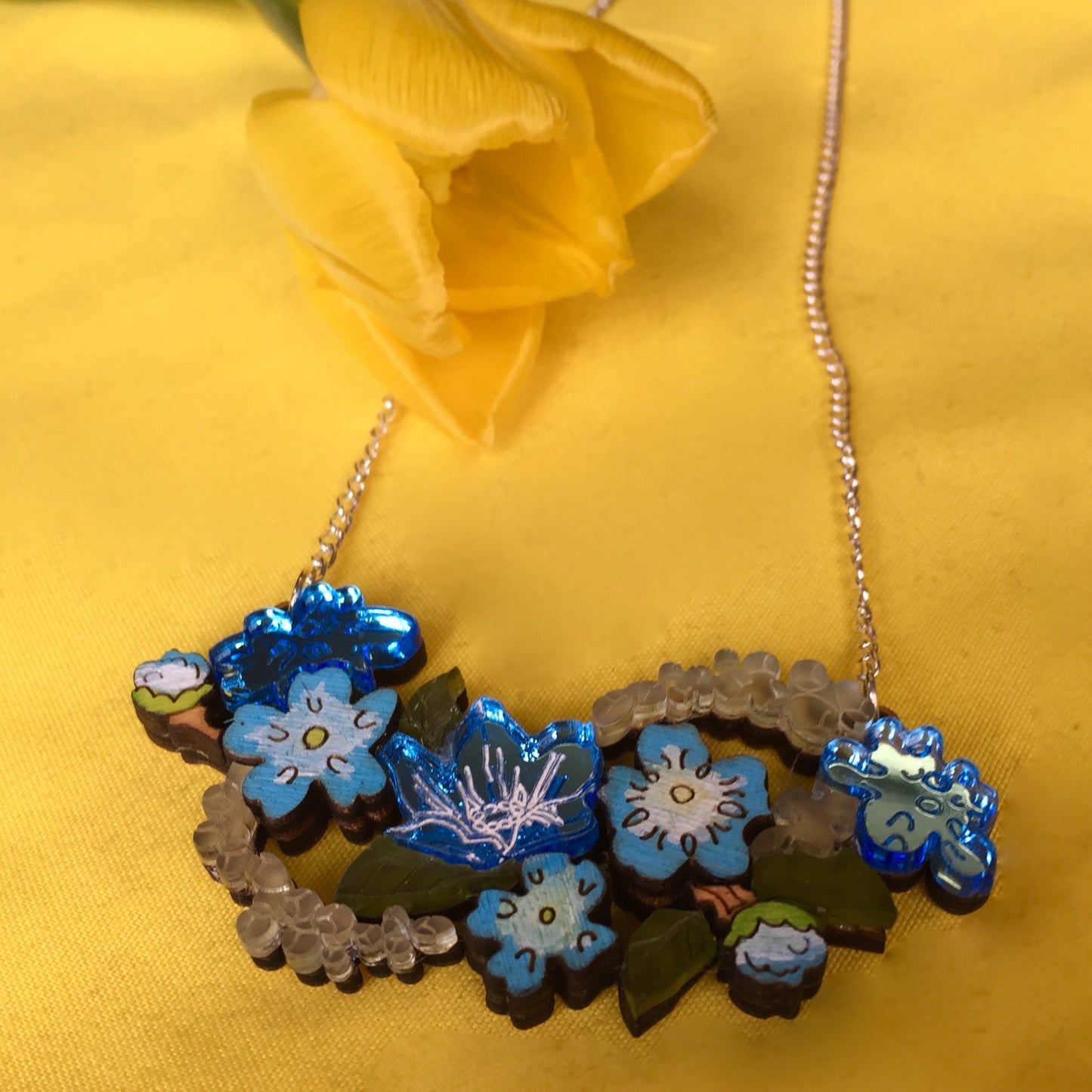 Forget-Me-Not necklace
